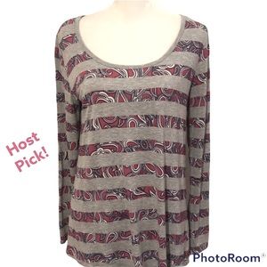 LulaRoe Lynnae Top EUC